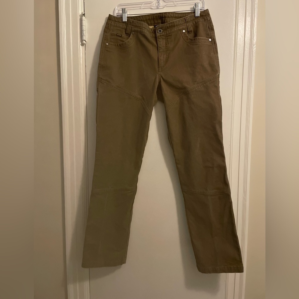 Kuhl Born In The Mountains Brown Canvas Double Knee Carpenter Pants Size 10